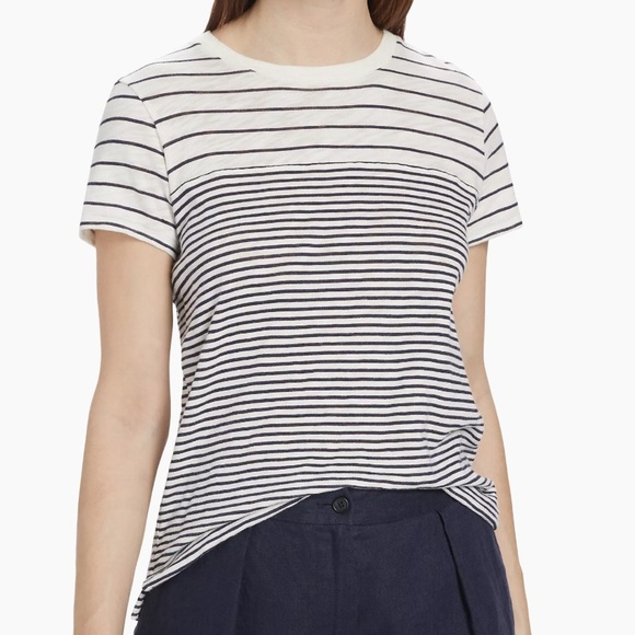 ATM | Striped Slub Cotton Jersey T-Shirt - Picture 1 of 5